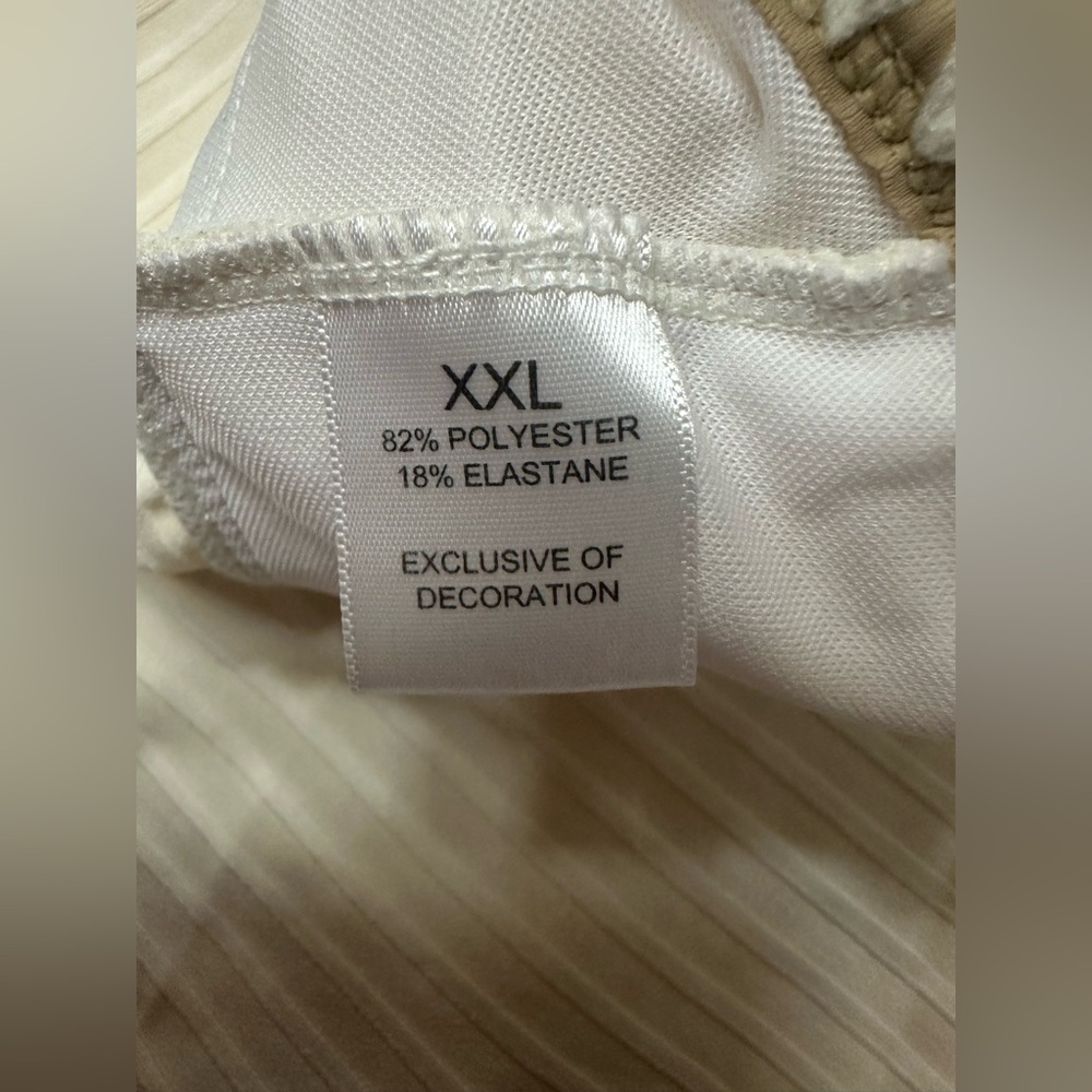 💜Women’s White Tankini — Size XXL - Picture 6 of 10